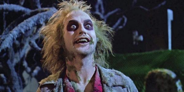 Beetlejuice looking at something