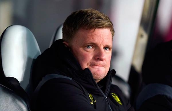 Defeat at Anfield would leave Eddie Howe clinging to his Newcastle job. Photo: PA