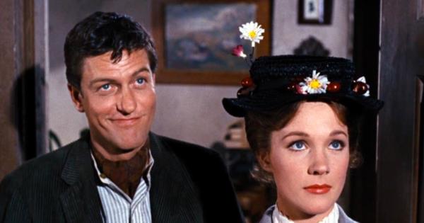 Mary Poppins scene with Julie Andrews and Dick Van Dyke