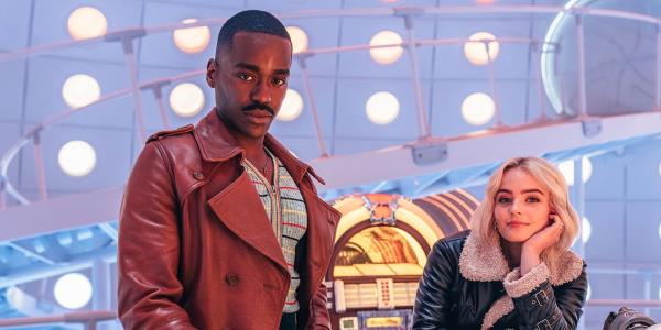 Doctor Who Season 14 Ncuti Gatwa and Millie Gibson as The Fifteenth Doctor and Ruby Sunday