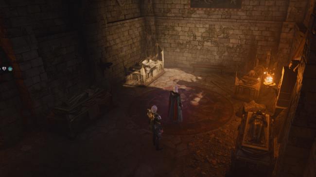 Baldur's Gate 3 - Players entering the crypts under the Open Hand Temple