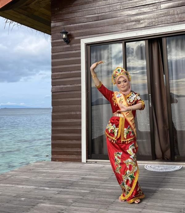 Ratu Lepa 2023 Nur Afikah is currently studying for her Master’s degree in Science Tourism. — EYTA JUWITA