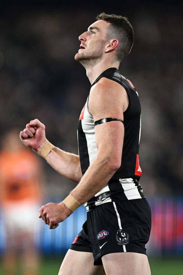 Daniel McStay was Collingwood’s best forward before going down with injury. 