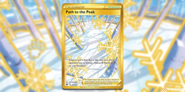 Pokemon TCG Path To The Peak Rare Secret Card