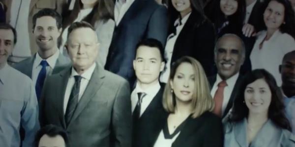 Swan in the New Age company photo in Reacher season 2