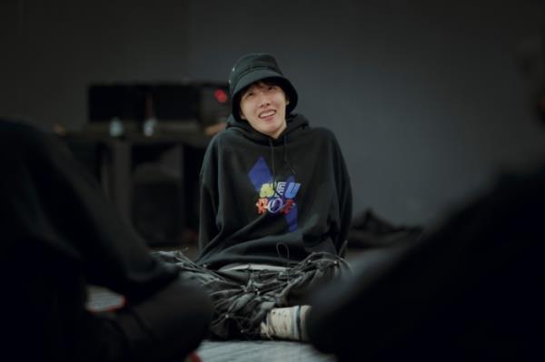 J-Hope of K-pop boy group BTS is seen in this photo provided by BigHit Music. (PHOTO NOT FOR SALE) (Yonhap)