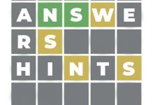 A Wordle grid that says 'CLUES'.