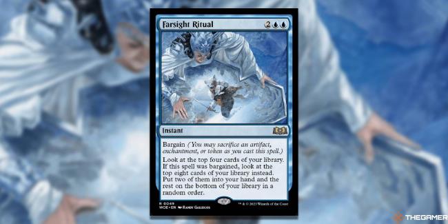 MTG Farsight Ritual card and art background