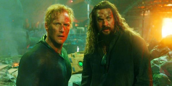 Orm and Arthur fighting Manta in Aquaman 2