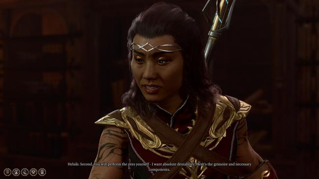 Helsik Tells Player To Make Portal To House Of Hope Themselves And Gives Ritual Items In Baldur's Gate 3