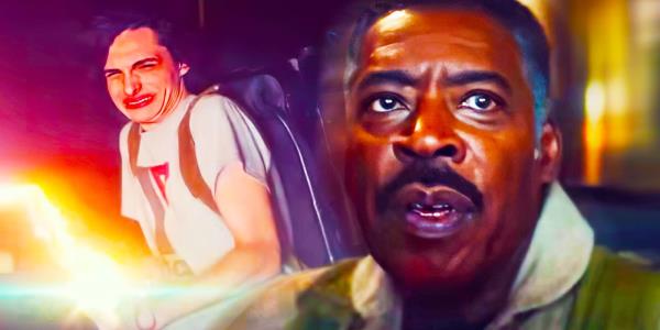 Finn Wolfhard as Trevor Spengler and Ernie Hudson as Winston Zeddemore in Ghostbusters: Frozen Empire.