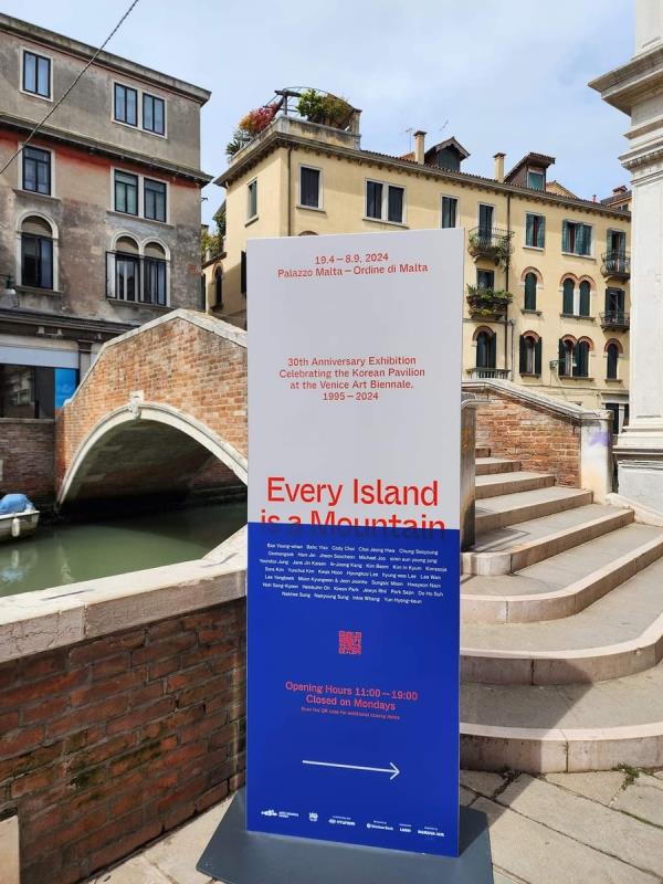 A sign points to the direction of Palazzo Malta—Ordine di Malta in Venice, where 