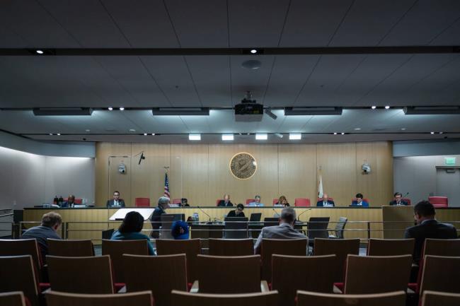 The state Senate Appropriations Committee session on suspense file day at the state Capitol in Sacramento on Sept. 1, 2023. Photo by Rahul Lal for CalMatters