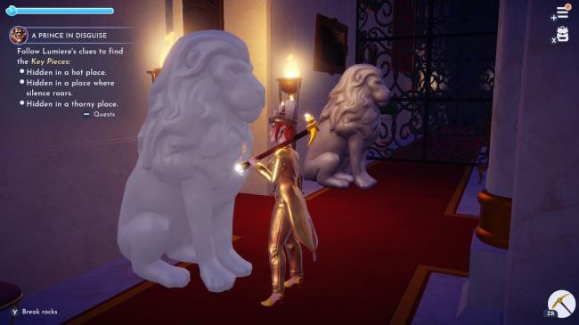 The Beast feels guilty in Disney Dreamlight Valley