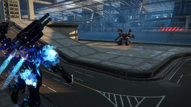 Player fighting V.II Snail Armored Core 6