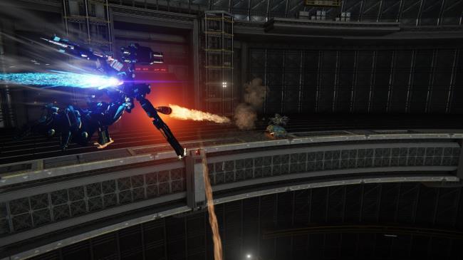 Player fighting Snail Armored Core 6