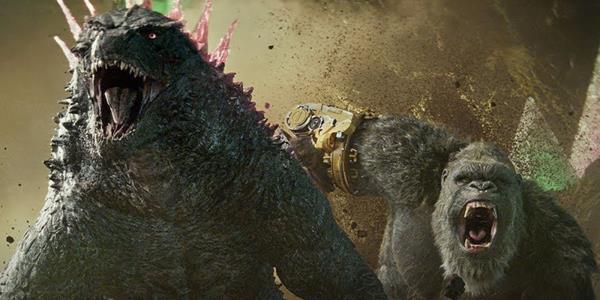 Godzilla and Kong running together in Godzilla X Kong