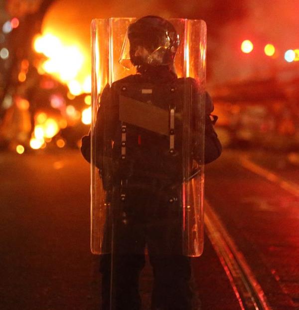 Dublin took a battering from mindless rioters