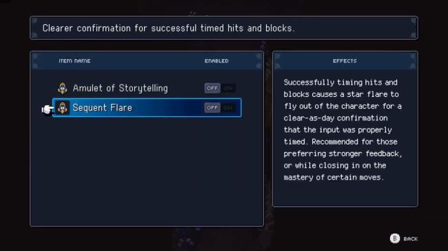 The two relics you get first in Sea Of Stars, which includes the Amulet of Storytelling and Sequent Flare.