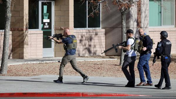 Gunman dead and many injured in shooting at university in Las Vegas
