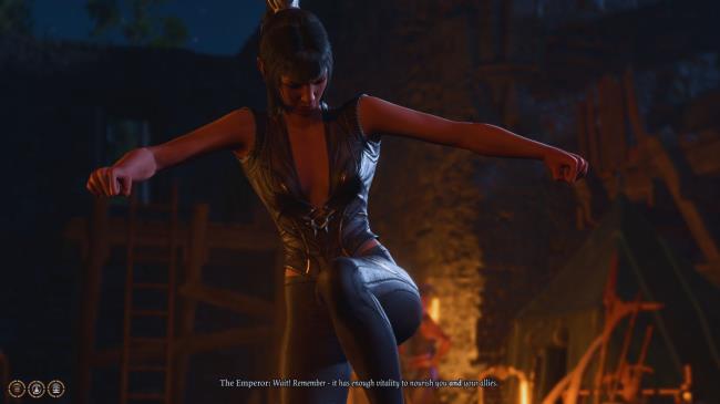 Baldur's Gate 3 - Shadowheart stomping on the Astral Tadpole