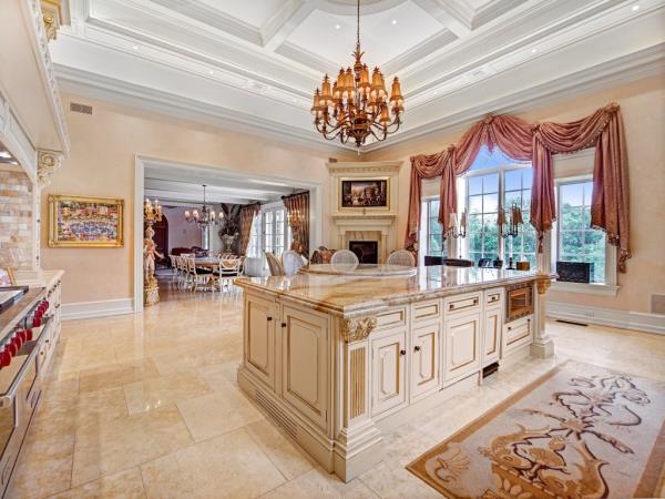 A view of the open floor plan. 