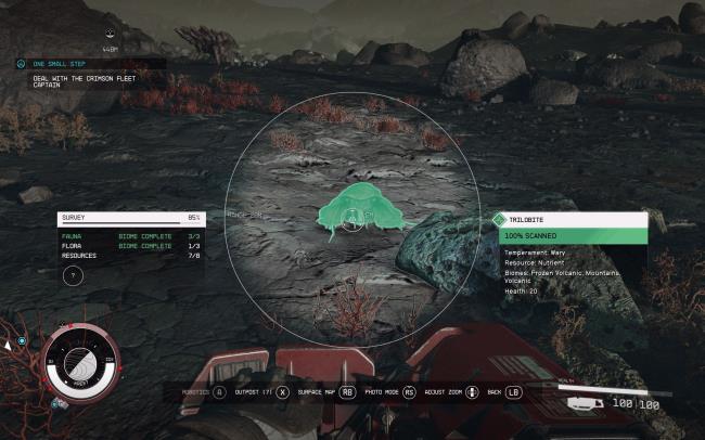 Starfield: Scanning Trilobite