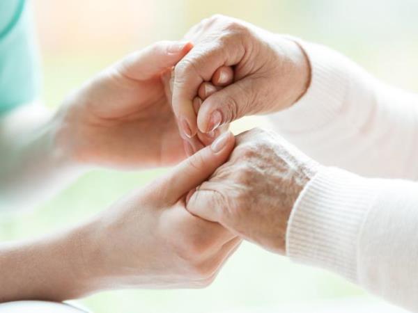 Close-up of holding hands